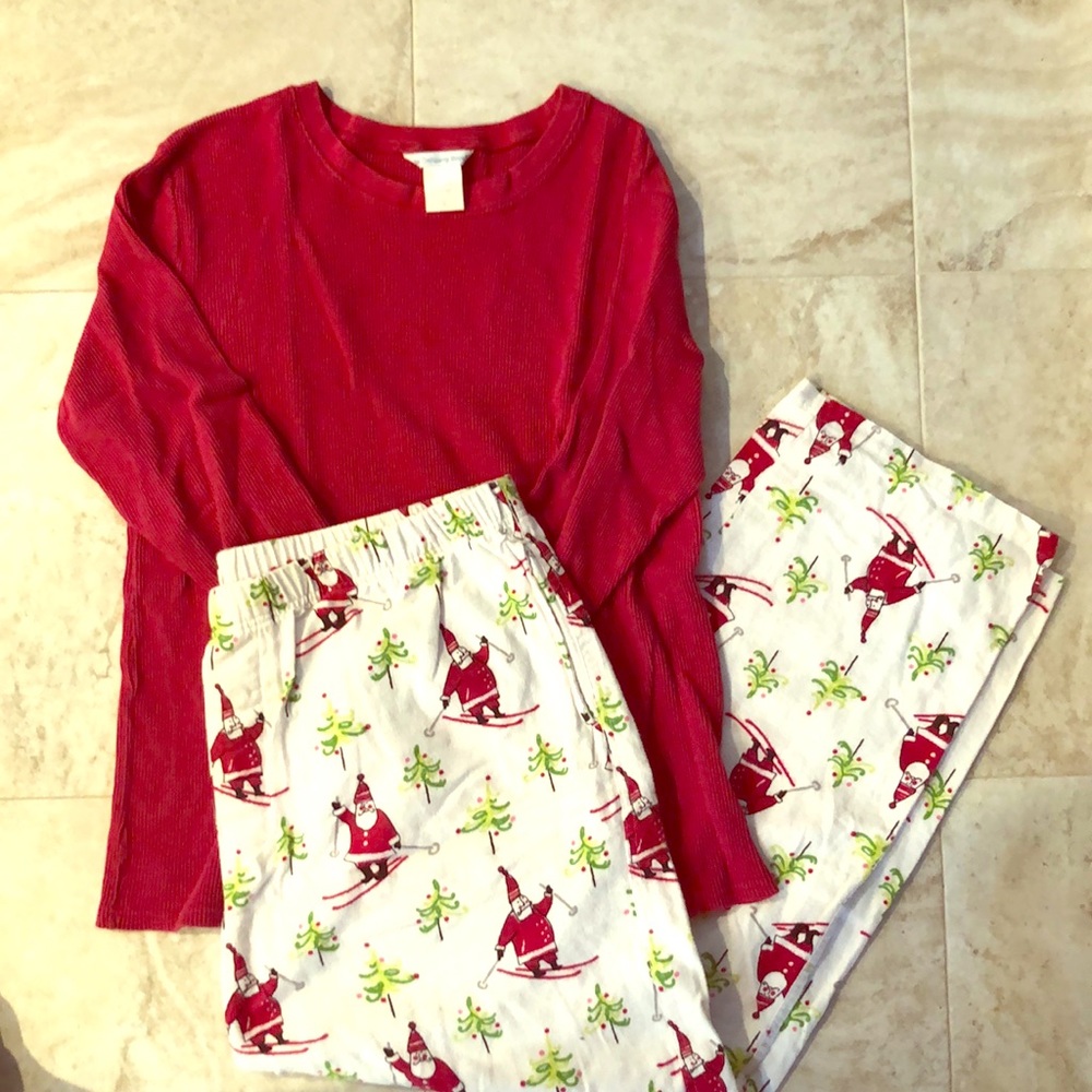 Men’s Christmas Skiing Santa Pajamas